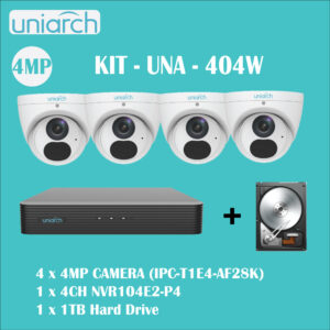 Uniarch 4MP 4 camera system
